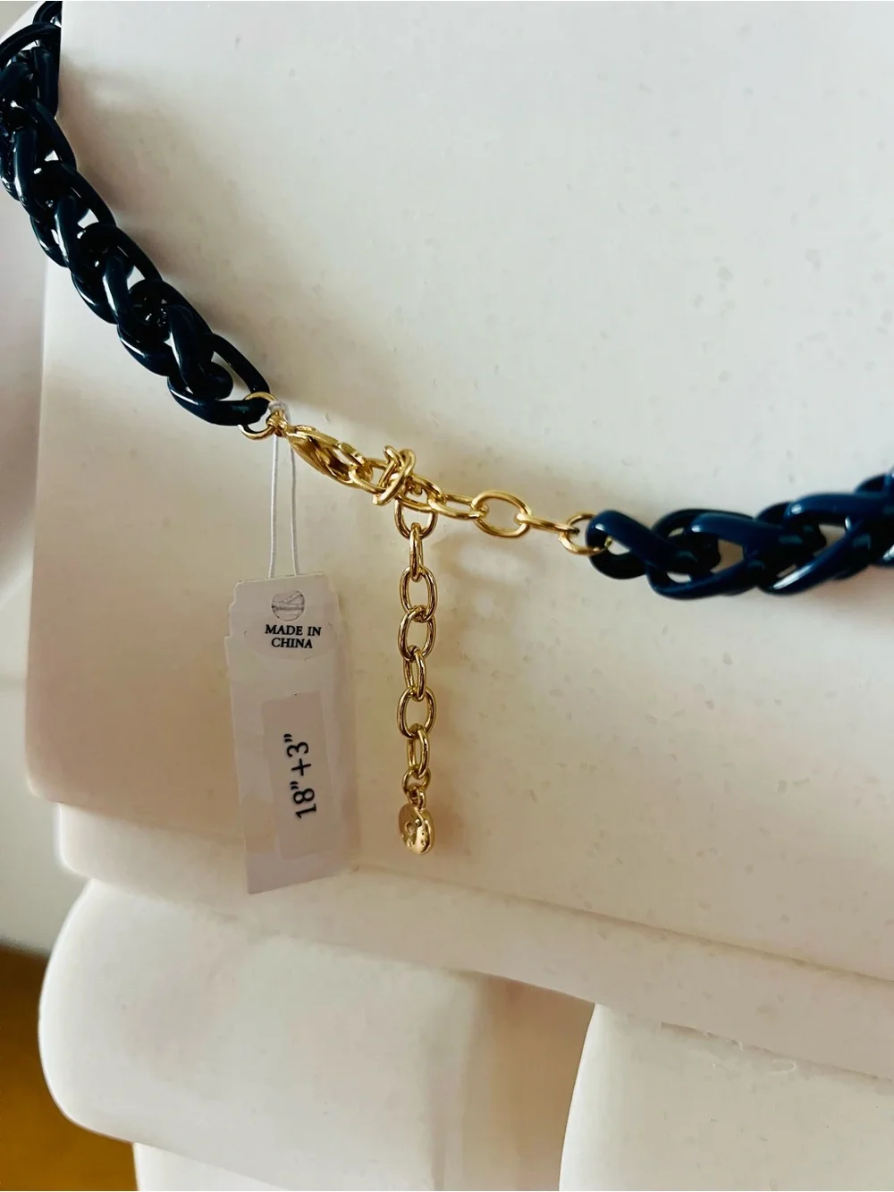 NWT True to Form Lobster Charm Statement Necklace Nautical Coastal